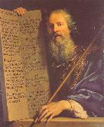 Philippe de Champaigne Moses with the Ten Commandments painting